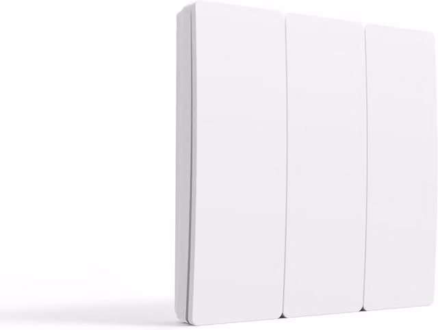 EnerJ Smart ECO SERIES Wireless Kinetic 3 Gang Switch, White