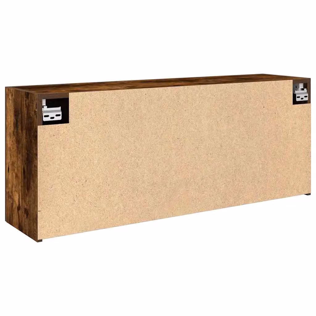 Berkfield Home Smoked Oak Bathroom Wall Cabinet, Brown, W/D/H: 100 x 25 x 40 cm – 4