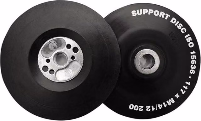 Flexipads World Class Angle Grinder Pads in Black for Curved Surfaces
