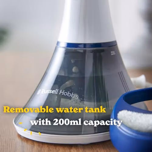 Russell Hobbs Steam Genie Essential Handheld Vertical Clothes Steamer, White, 1600W – 5