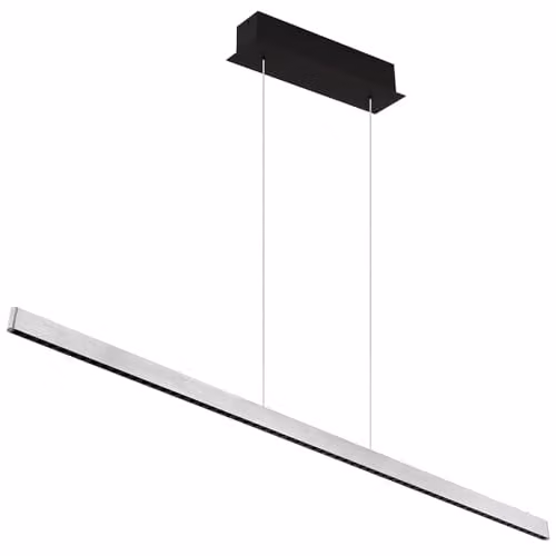 GLOBO Modern LED Silver Pendant Light for Dining Rooms and Kitchens, 62 W