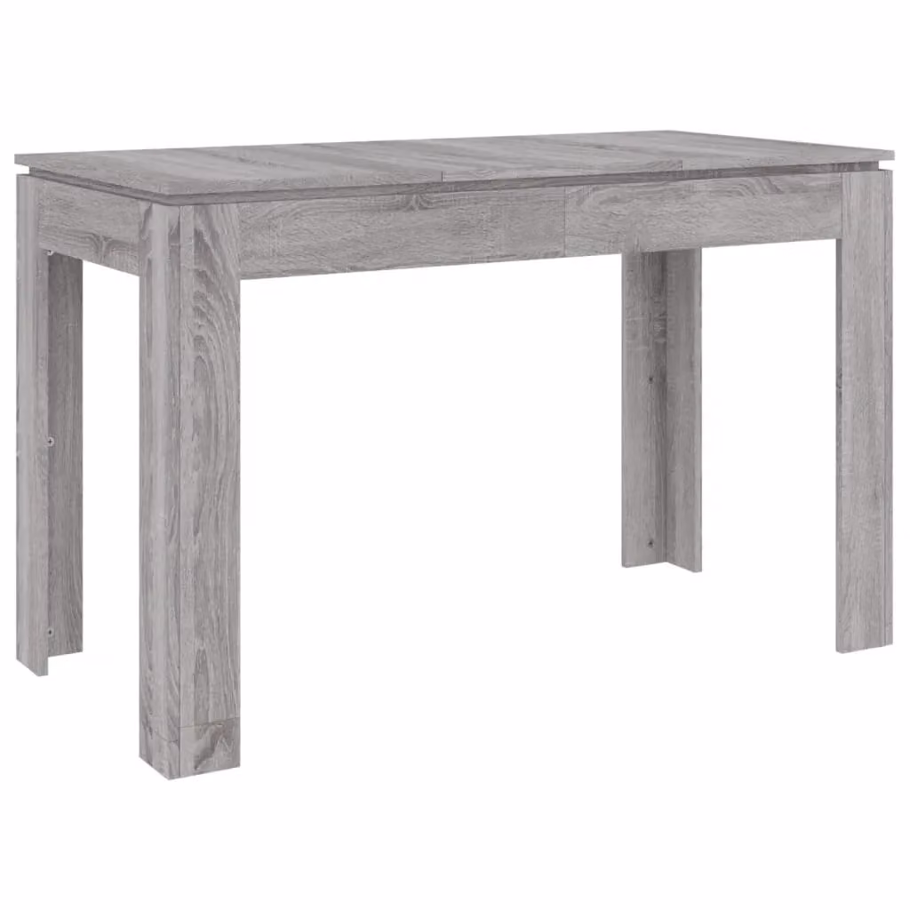 Berkfield Home Grey Sonoma Rectangular Dining Table in Engineered Wood W/D/H: 120 x 60 x 76 cm – 2