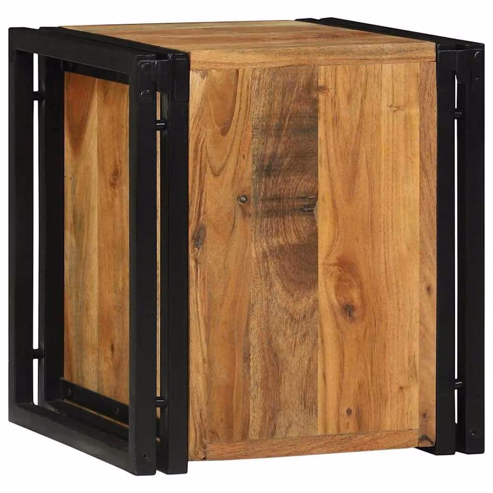 Berkfield Home Modern Wine Rack in Brown Oiled Acacia Wood, W/D/H: 34.5 x 35 x 39 cm – 3