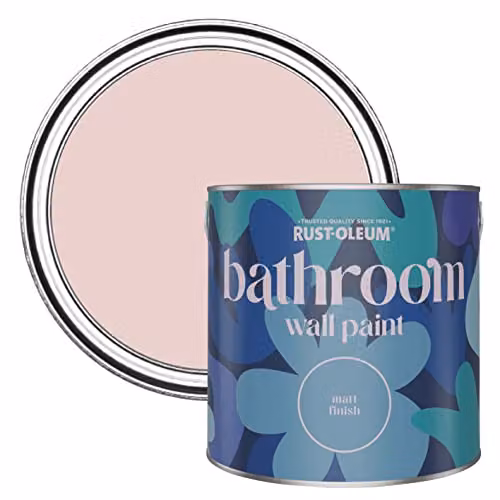 Rust-Oleum Pink Water-Resistant Bathroom Wall and Ceiling Paint, Pink, 2.5 l – 1