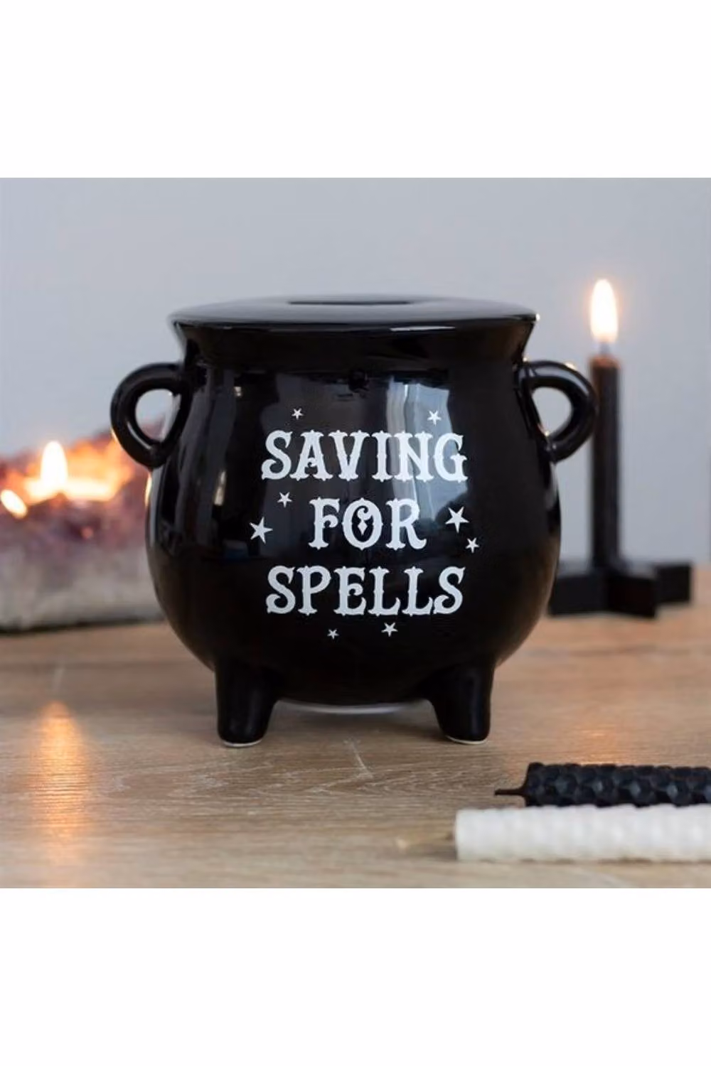 KDMD Black Cauldron Money Box in New Bone China – 2