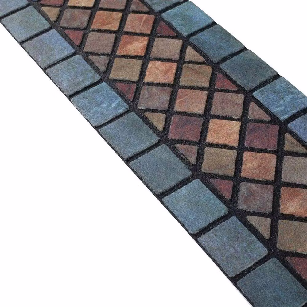 Nordara Grey Stone-Themed Non-Slip Natural Rubber Stair Steps – 3