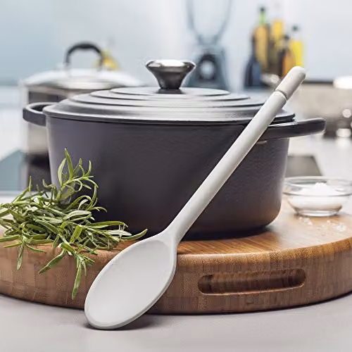 Zeal Non-Stick Silicone Cooking Spoon in Grey, 30 cm – 3