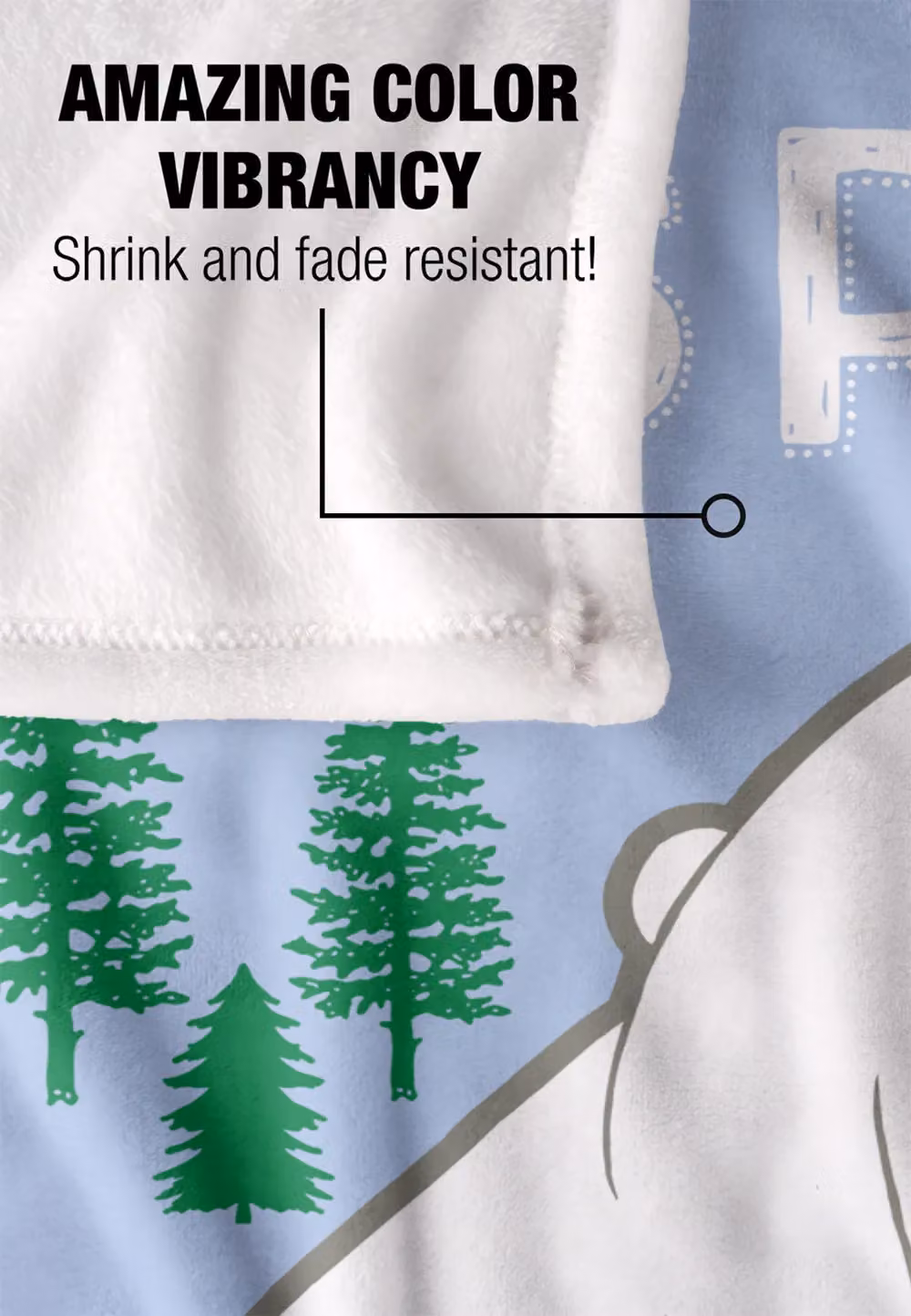 Cartoon Network We Bare Bears Suspense Silky Touch Super Soft Fleece Throw Blanket, White and Multicolour, W: 152 cm, D: 127 cm – 2