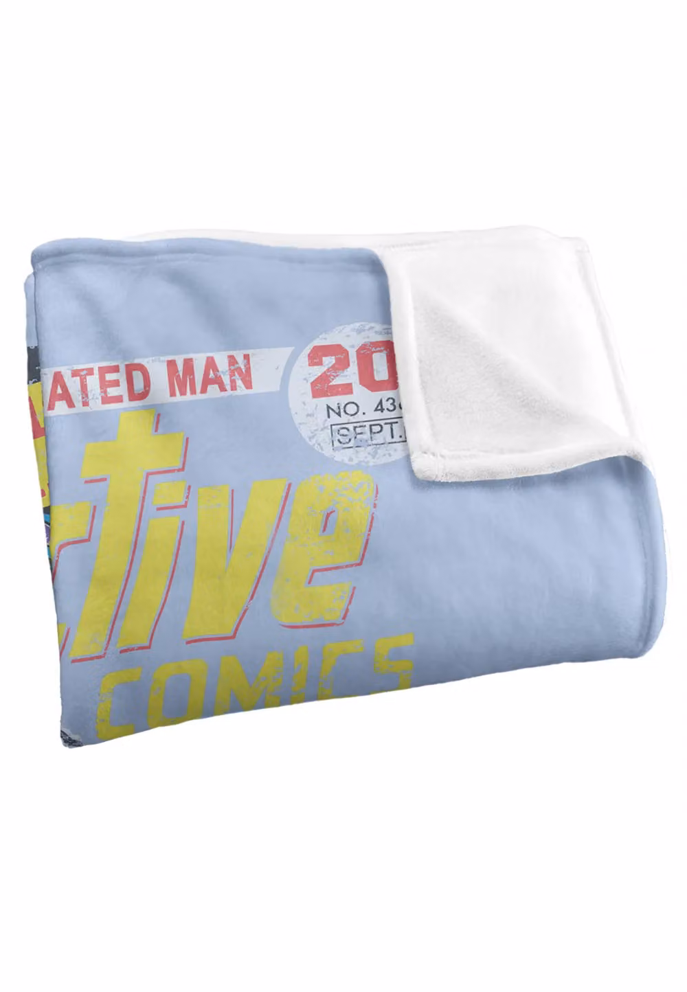 DC Comics Batman A Thousand Fears Blanket, White and Multicolour, W: 152 cm, D: 127 cm – 2