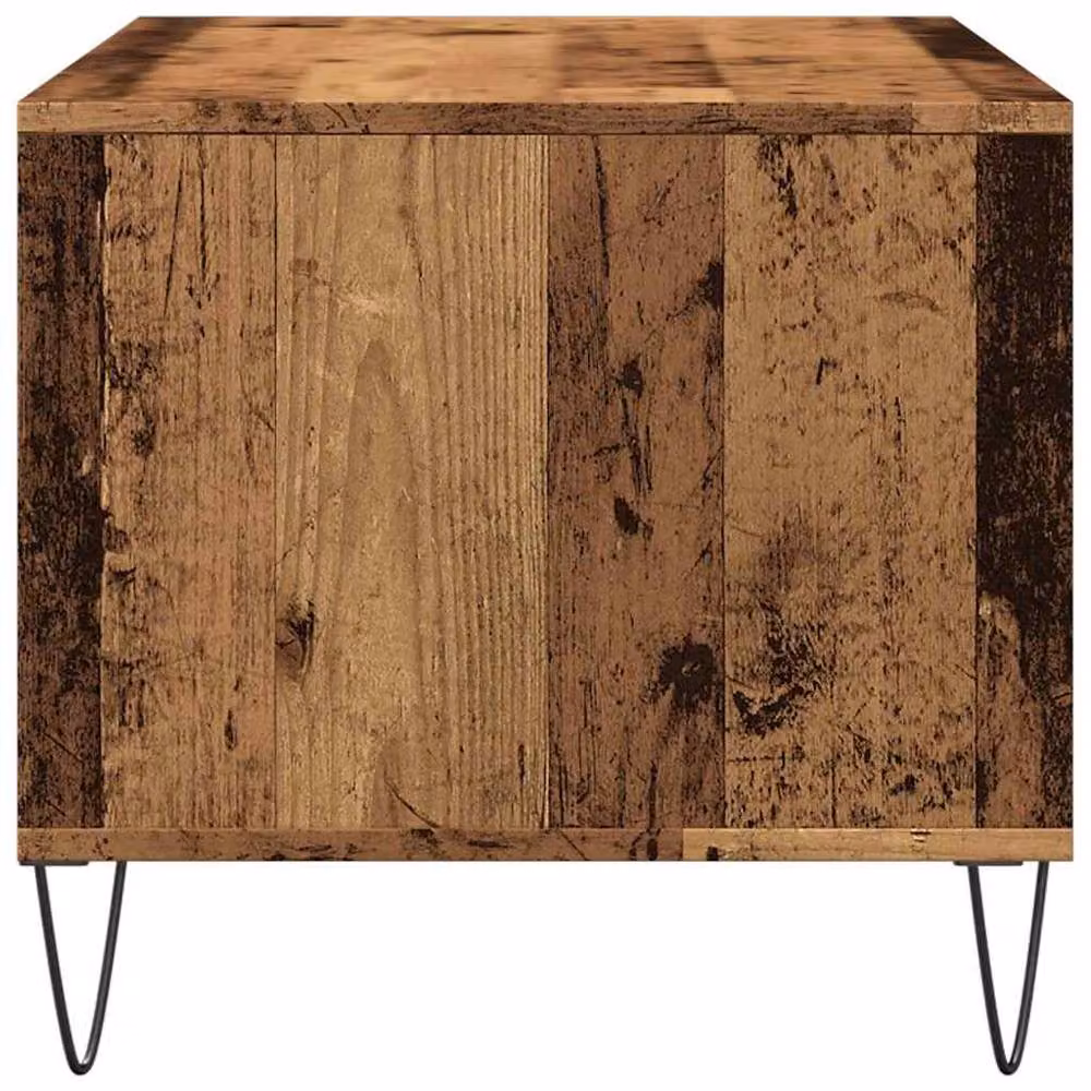 Berkfield Home Old Wood Coffee Table in Brown, W/D/H: 90 x 49 x 45 cm – 4