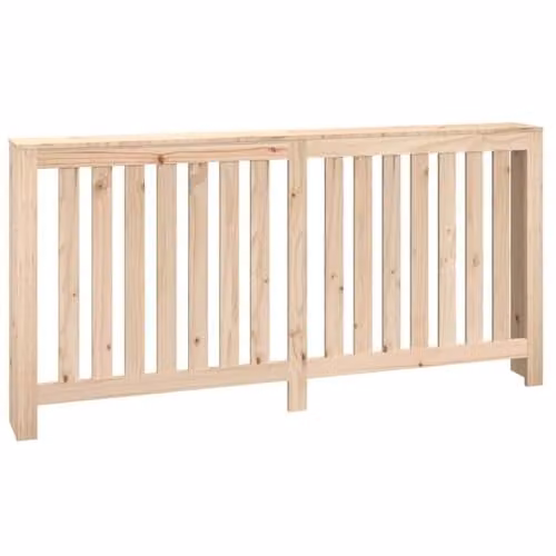 vidaXL Radiator Cover in Brown Solid Pine Wood, W/D/H: 169 x 19 x 84 cm
