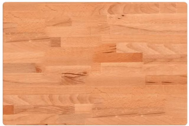 Berkfield Home Rectangular Solid Wood Beech Table Top, Light Brown, W: 80 cm, D: 40 cm, H: 4 cm – 1