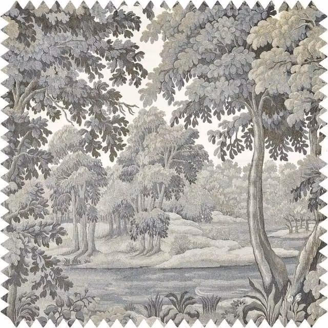 House of Hackney PLANTASIA Performance Fabric in Sage Green and Grey