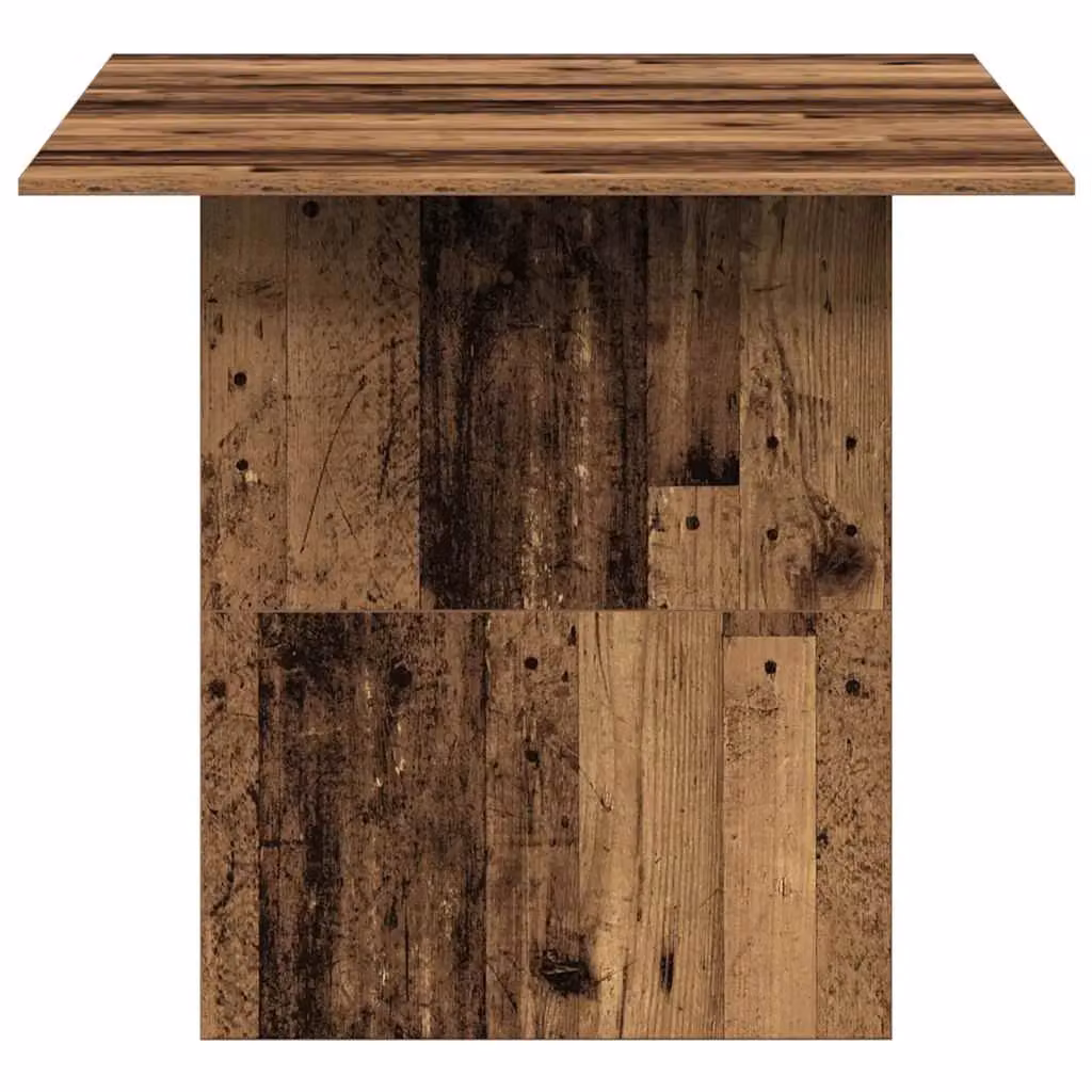 Berkfield Home Rustic Old Wood Dining Table in Brown, W/D/H: 180 x 90 x 76 cm – 4