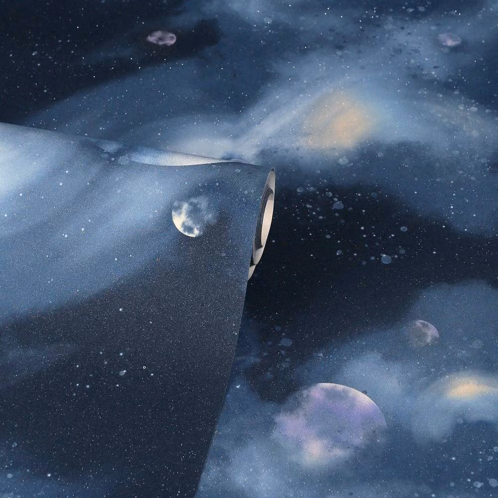 Arthouse Out of This World Abstract Blue Wallpaper – 3
