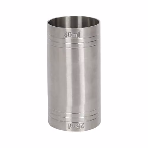 Rink Drink Stainless Steel Jigger Thimble Measure, 25/50ml, Silver – 1