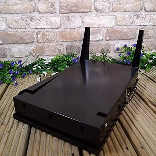 Samuel ALEXANDER Black Metal Tabletop Charcoal BBQ with Wind Shield, W/D/H: 43 x 26 x 43 cm – 3