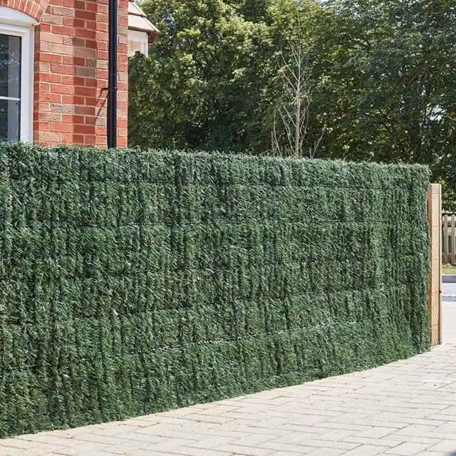 Marco Paul Green Artificial Hedge Wall-Mounted Screen W: 300 cm, H: 100 cm – 1