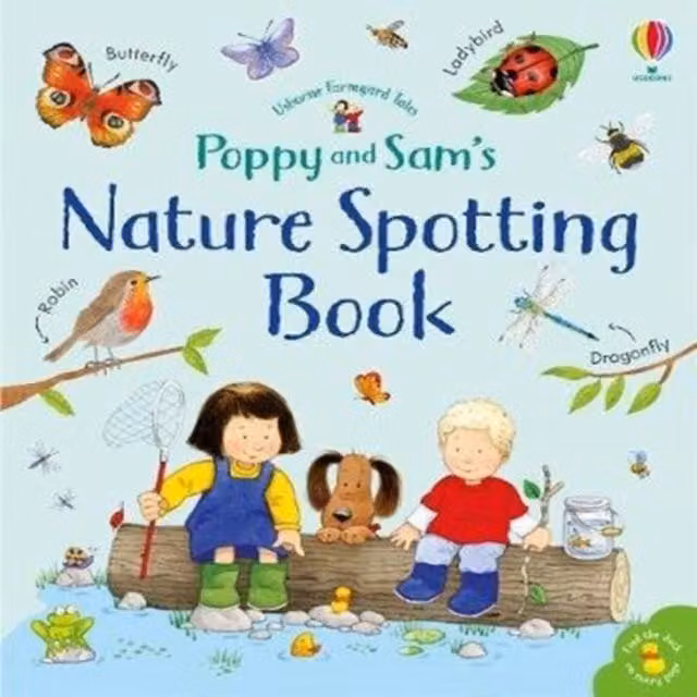 Poppy and Sam's Nature Spotting Board Book by Kate Nolan, Multicolour