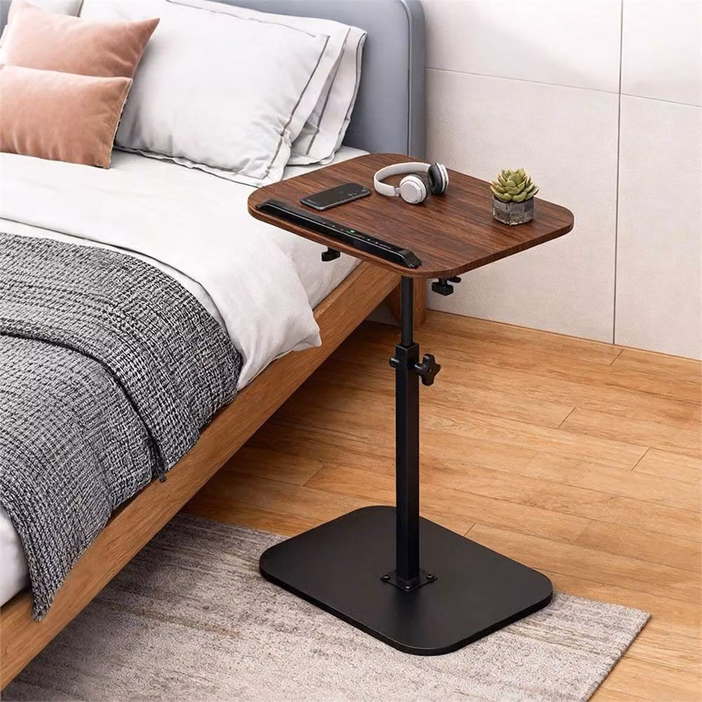 Nordara Height Adjustable Side Table in Black – 4
