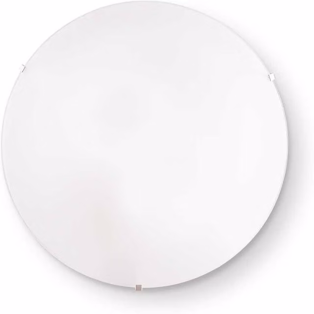 Ideal Lux Simply 2 White Glass Dome Ceiling Flush Light