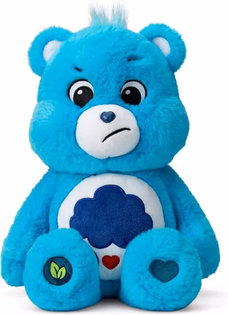 Basic Fun! Care Bears Grumpy Bear 2.0 Medium Blue Plush Animal