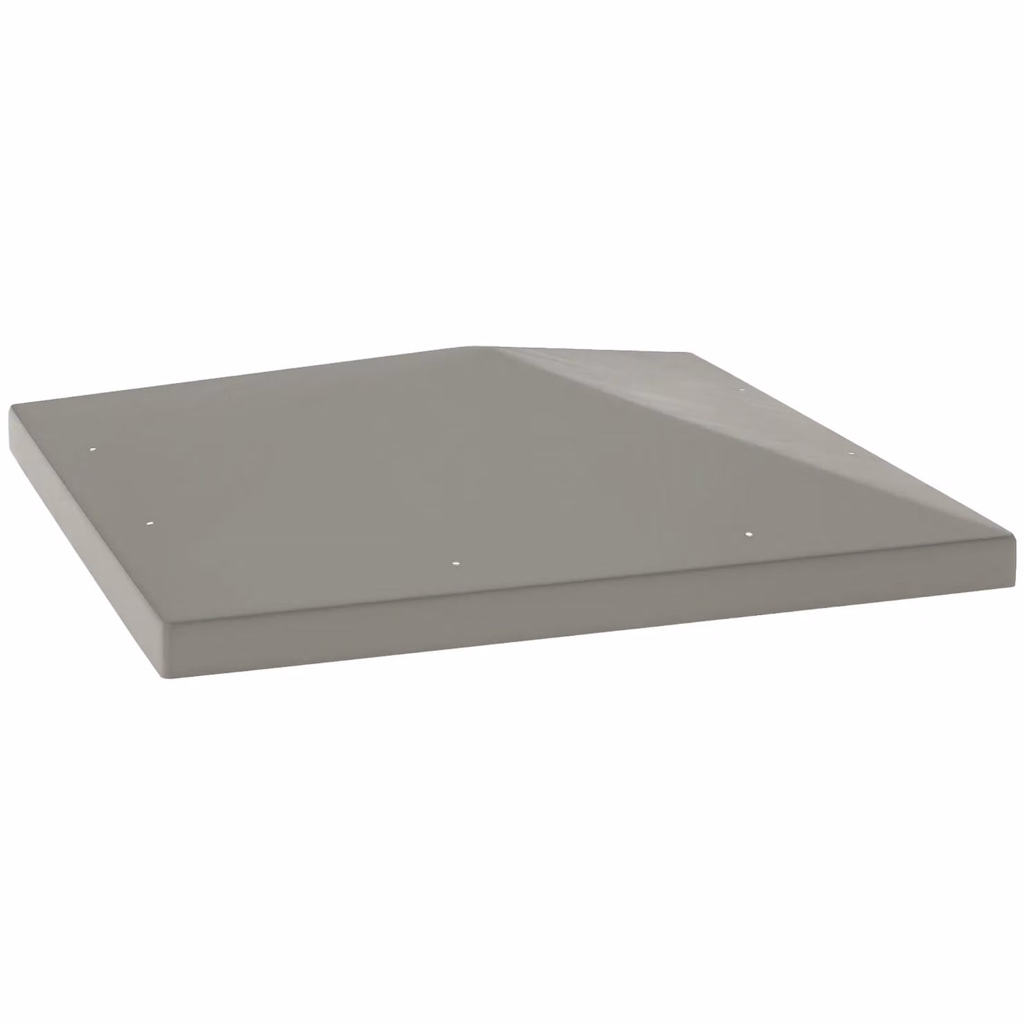 OUTSUNNY Grey Polyester Gazebo Canopy Replacement Cover with UPF 50+ Protection, 3 x 3 m – 2