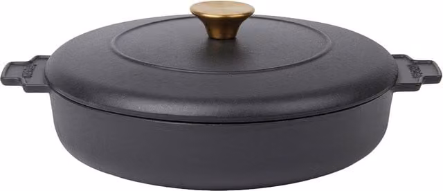 Vinga Monte Heritage 2.5L Black Enamel Cast Iron Stockpot – 1