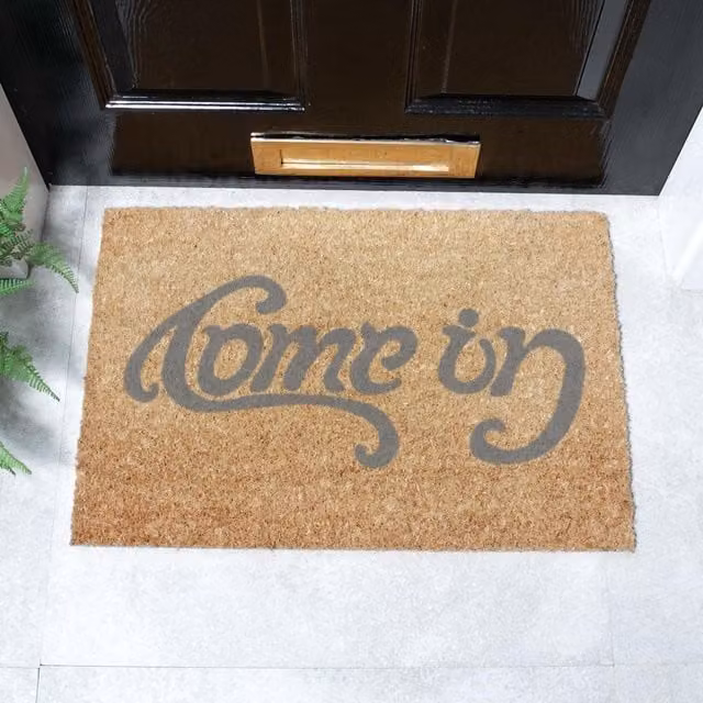Artsy Mats Grey Come in, Go Away Doormat, W/D: 60 x 40 cm – 1