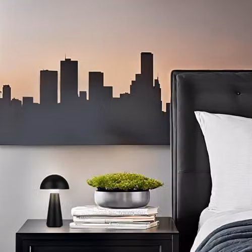 Briloner Rechargeable LED Mushroom Table Lamp, Dimmable Touch Control Wireless Night Light, Matt Black, W/D/H: 28 x 16 x 16 cm – 9