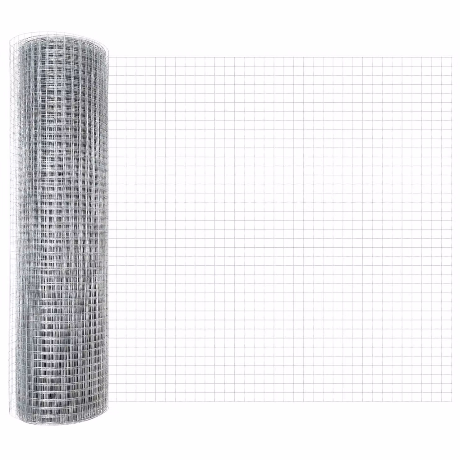 Berkfield Home Single-Bar Welded Wire Fence with 13 Flanged Posts, Galvanised Steel, Silver, 0.5 x 50 m – 3