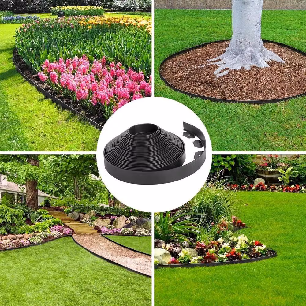 Havendro 10m Lawn Border Edge with 40 Pegs in Black – 4
