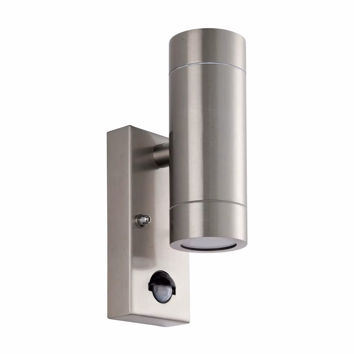 Netlighting Palin PIR Outdoor Up Down Wall Lamp in Brushed Stainless Steel and Grey with Motion Sensor, IP65 Rated – 2