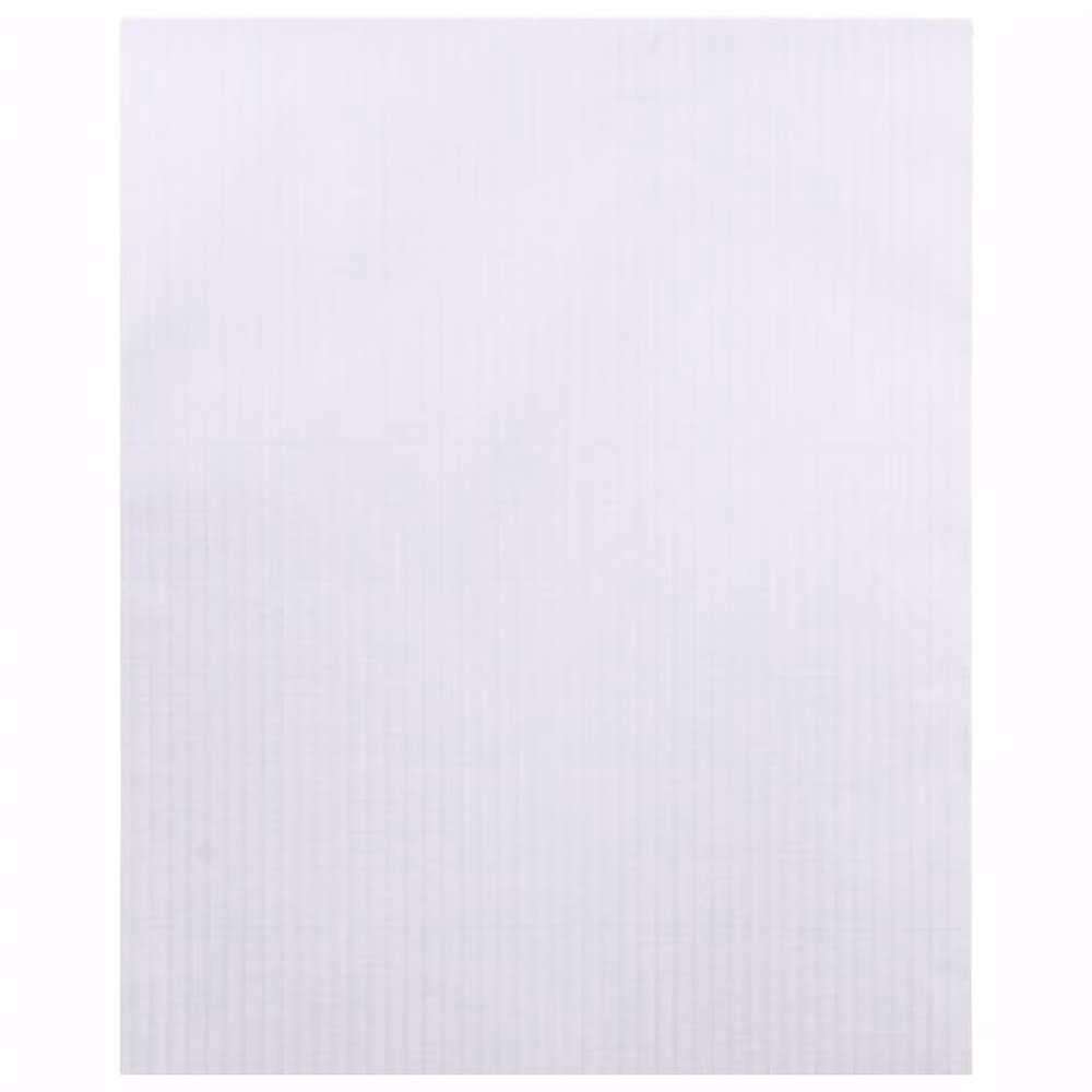 Berkfield Home Frosted Stripes Design PVC Window Film in White
