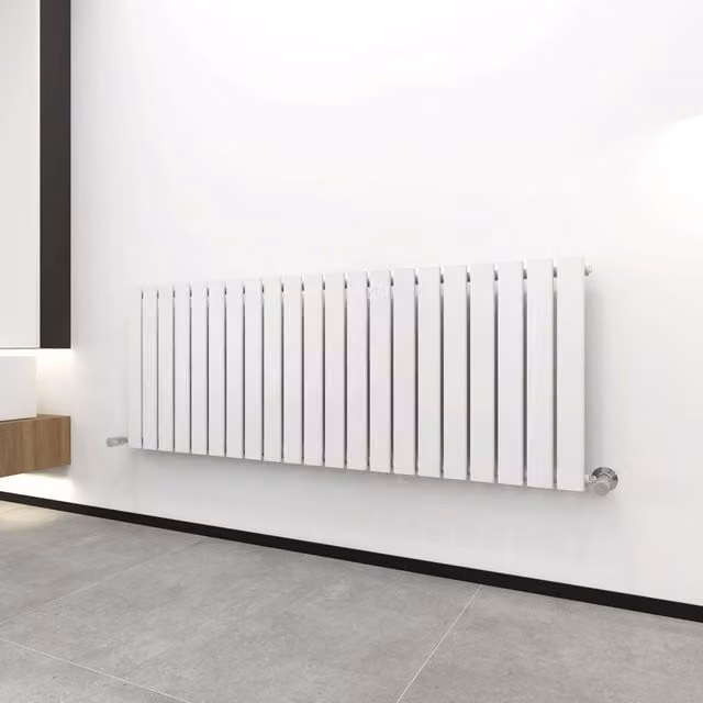 MCC Direct Designer Flat Panel Single Radiator, White, H x W: 142.8 x 60 cm