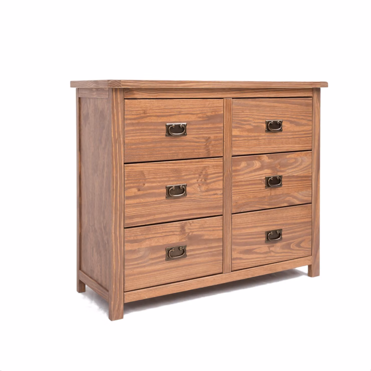 Cabinet Bits Padua 6 Drawer Chest of Drawers in Brown and Gold – 2