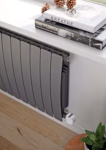 Terma Bergamo E Electric Radiator with Wifi and App Control, Graphite Grey, W: 104.0 cm, H: 59.0 cm – 7