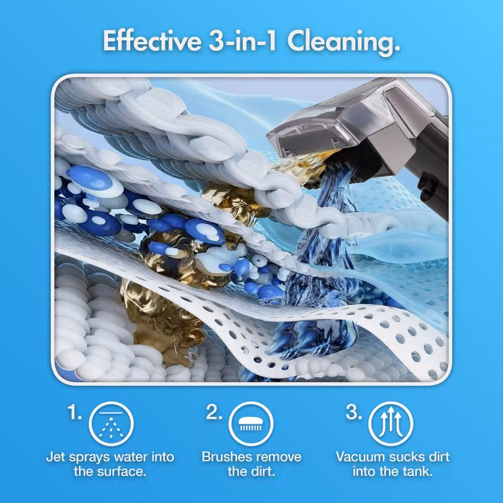 VonHaus 600W Spot Cleaner for Carpets, Pet Hair and Cars in Grey – 3