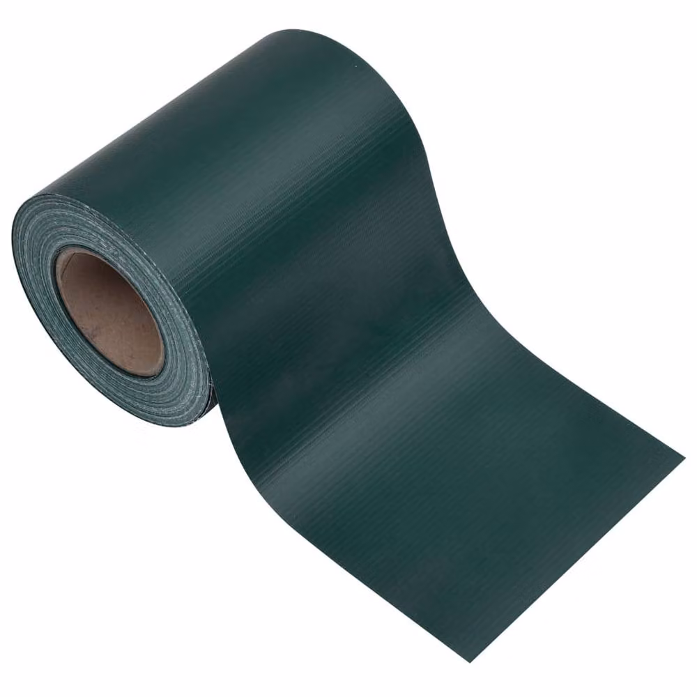 Berkfield Home Garden Matte Green PVC Privacy Screen Strips, 4 Pack, W: 35 cm, H: 19 m – 4