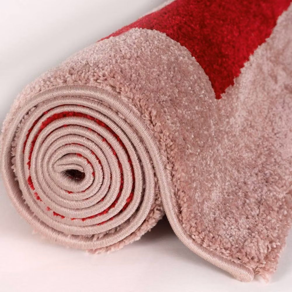 THE RUGS Joli Geometric Soft and Dense Pile Pink Living Room and Bedroom Rug W: 160 cm, D: 230 cm – 5