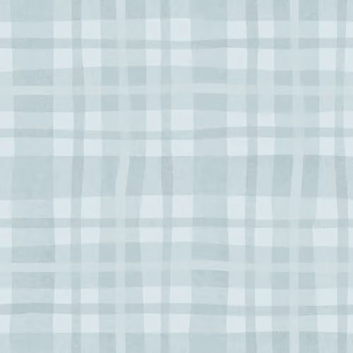 Holden Decor Ivy Plaid Checked Wallpaper in Sky Blue for Childrens Bedrooms and Nurseries