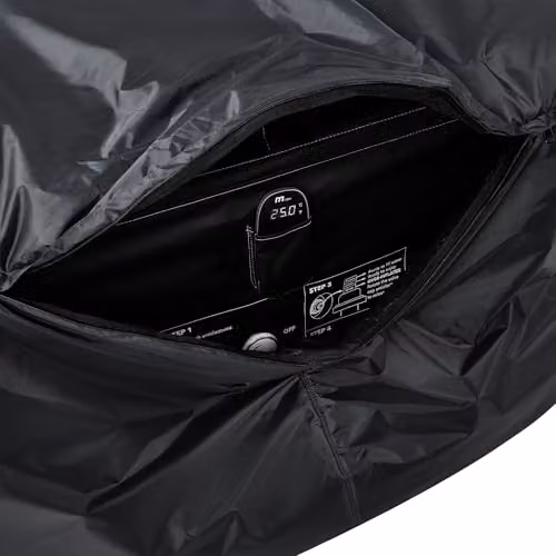 MSpa Thermal Square Spa Cover in Grey and Black, W/D/H: 208 x 208 x 70 cm – 2