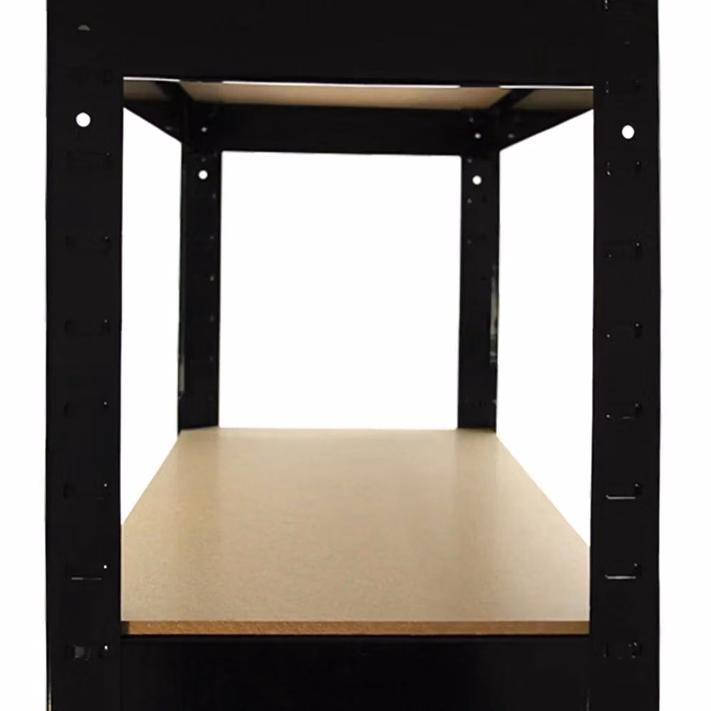 Monstershop T-Rax Heavy Duty 5 Tier Garage Storage Shelving Units, Blue/Black, W: 75 cm, D: 30 cm, H: 150 cm – 6
