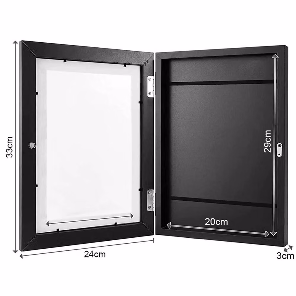 Nordara Black A4 Art Display Frame for Photos and Drawings – 2