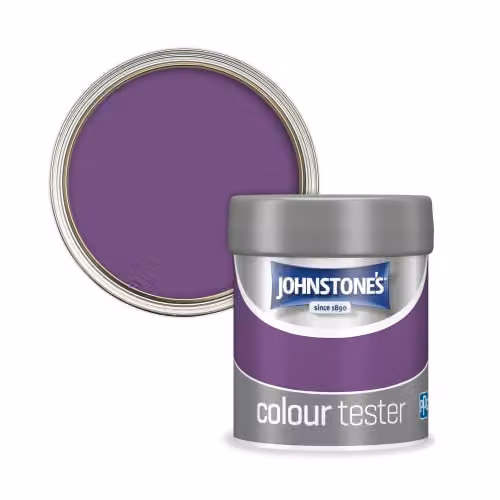 Johnstone's Colour Sample Tester Pot in Blackcurrant Magic Purple, 75ml