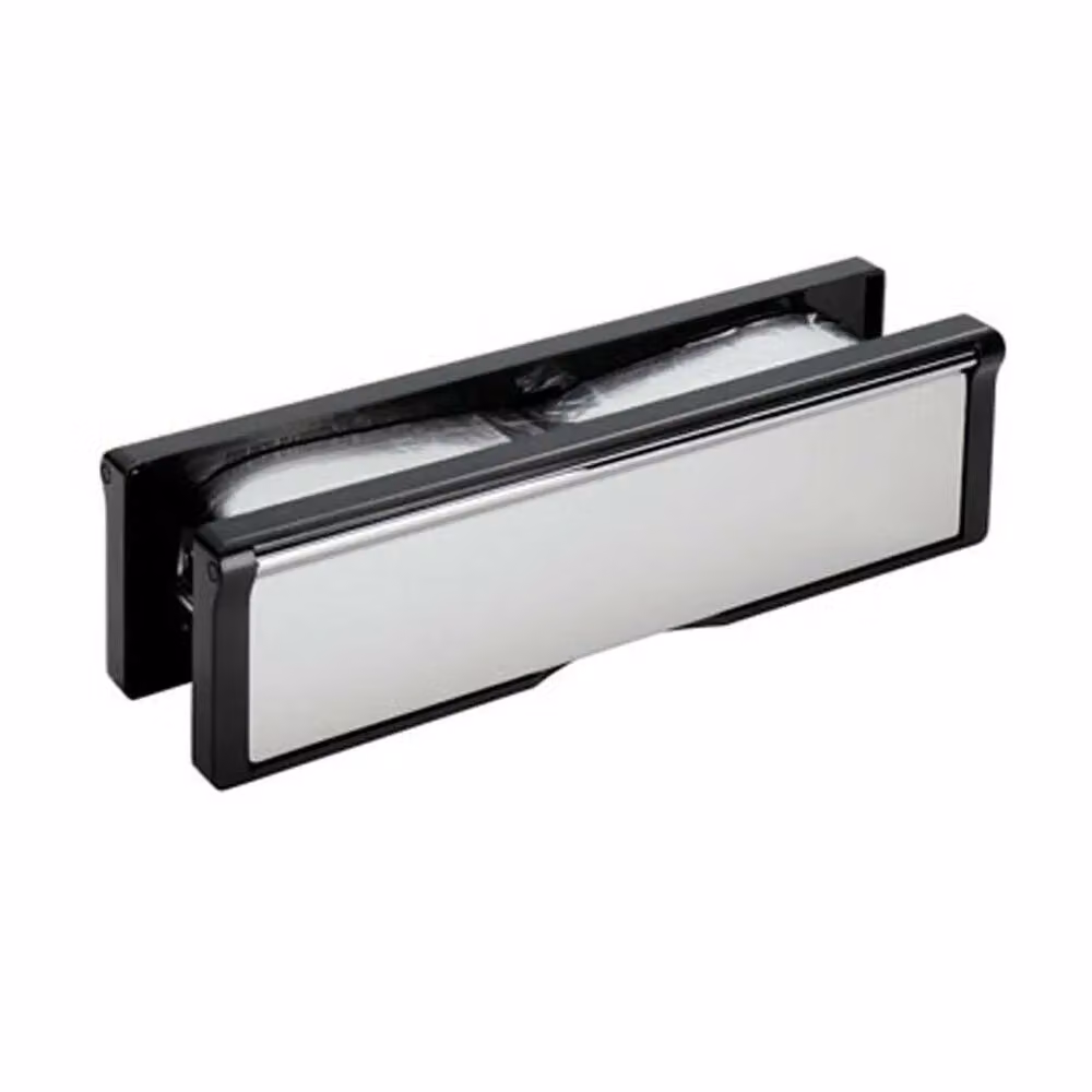 Loops All in One Intumescent Letterbox Assembly in Satin Aluminium with 242mm Fixing Centres – 2