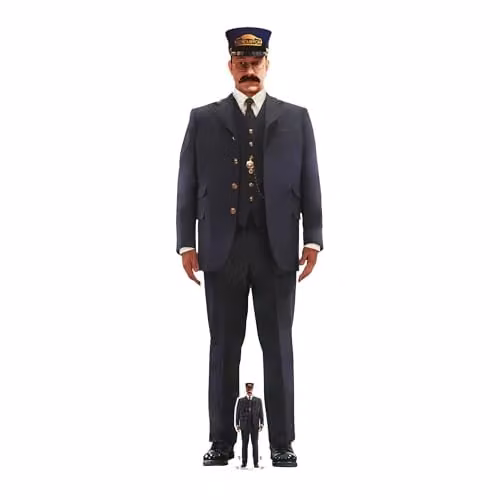 Star Cutouts SC4379 Conductor Polar Express Freestanding Cardboard Cutout for Christmas Parties and Events – 1