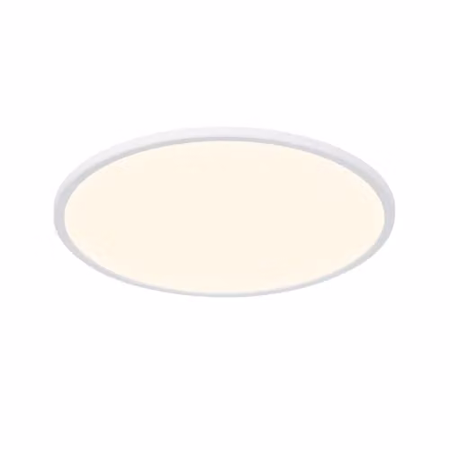 Nordlux Oja LED Ceiling Light, White Plastic, IP54, Diameter: 42 cm – 1