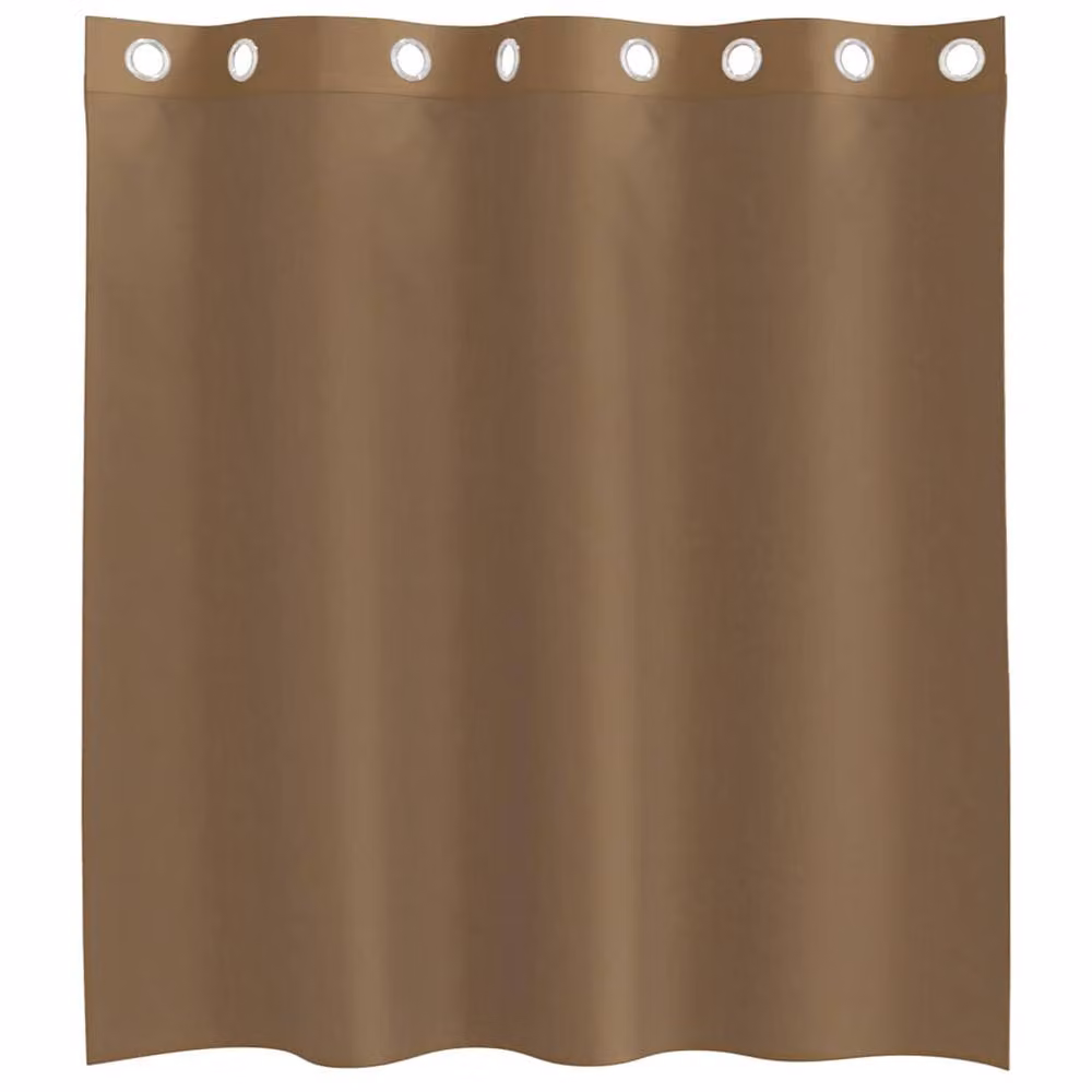 Berkfield Home Voile Eyelet Curtains, 2 Pack, Brown, Width: 140 cm, Height: 140 cm – 3