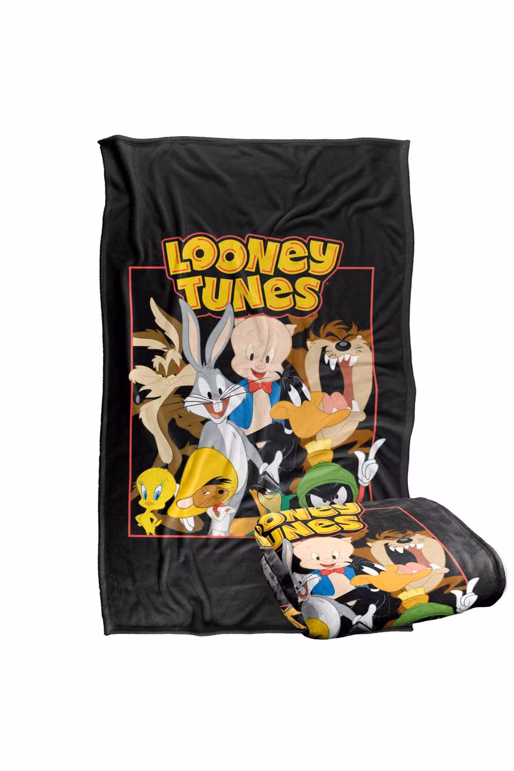 LOGOVISION Looney Tunes Group Super Soft Silky Touch Fleece Throw Blanket, Multicolour, W: 127.0 cm, H: 152.4 cm – 7